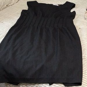 Calvin Klein Charcoal Gray Sleeveless Sheath Dress 14